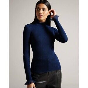 Ted Baker LondonNavy blue, Cashmere Blend. Size 3.